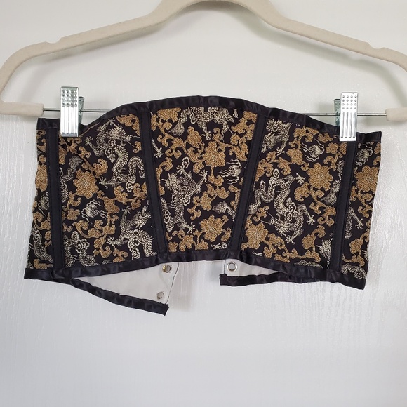 Hand Crafted Tops - EMBROIDER CORSET/BUSTIER TOP